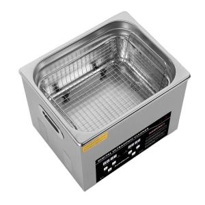 China Metal Digital Ultrasonic Cleaner 10L With Sus Basket And Lid wholesale