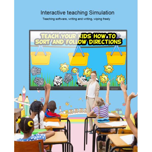 HD LCD 8ms 60Hz IR 85" 500cd Interactive Smart Board