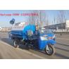 QUALITY Material chinese new condition cheap 3-wheel 18hp 2m3 water tanker truck price for sale