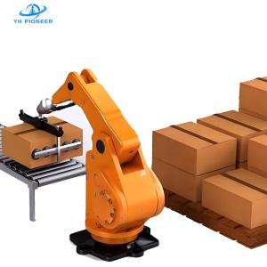 China High Precision Robot Palletizer System with 3150mm Arm Span and ±0.4mm Repeated Positioning Accuracy for Efficient Palletizing on sale