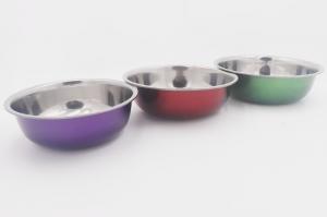 China LFGB 3pcs Metal Mixing Bowls Kitchen Cookware Sets wholesale