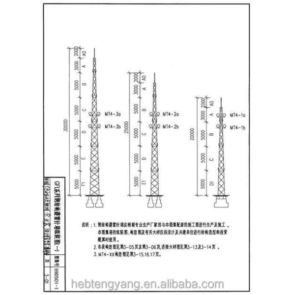 lightning rod parts/ what is lightning rod/ ese lightning rod tower
