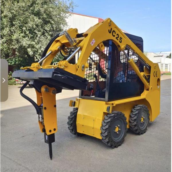 850kg Skid Steer Loader with Bosch Rexroth Hydraulic Pump and 0.4m3 Bucket Attachment