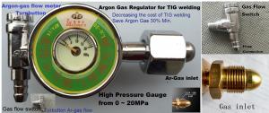 China High Pressure Gauge for Argon gas cylinder wholesale