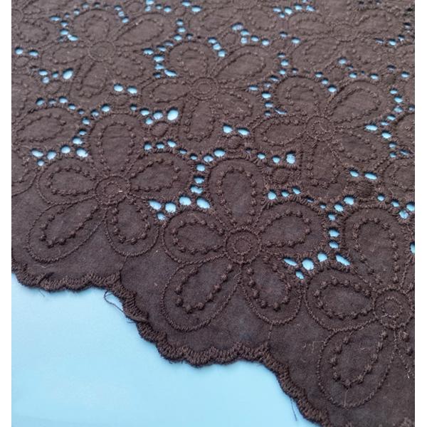 2020 New Coloful Cotton Cloth 130cm *1yard For Handmade DIY Clothes Accessories Embroidered Lace Fabric