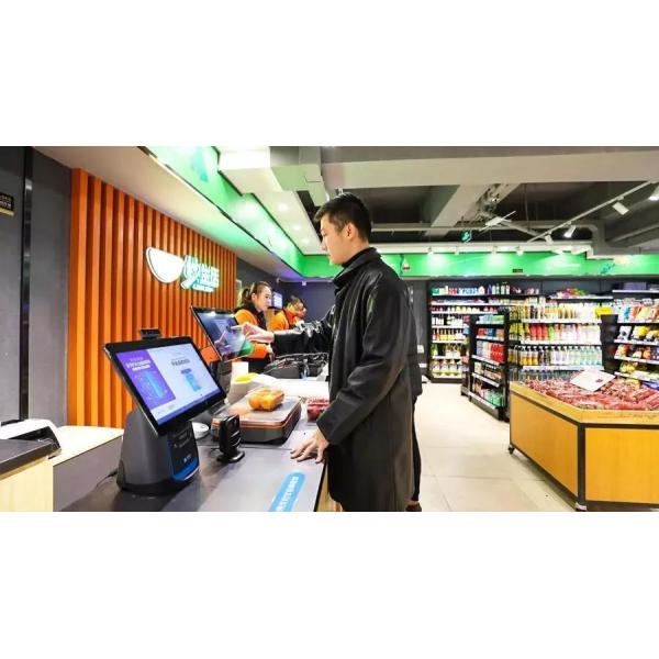 Android 7.1 POS Weighing Scale 15.6 Inch Single Screen Built In 80mm Printer