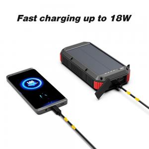 China 30000mah Portable Camping Power Station USB Wireless Solar Cell Phone Charger wholesale