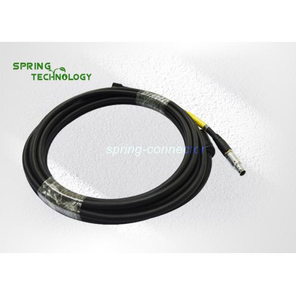 Black Wire Plug Connectors , Electrical Plug Connector For Communication / Control