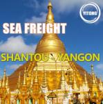 China Shantou China To Yangon Myanmar Sea Freight Logistics wholesale