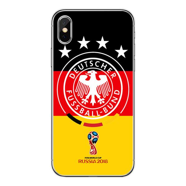 10PCS MOQ OEM/ODM World Cup Printing Phone Case For iPhone X 8 Plus Protector Mobile Cover Printed TPU Case