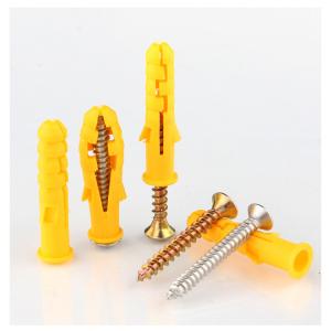China Plastic Drywall Wall Anchors Nylon Wall Plug Anchor With Self Tapping Screws For Plasterboard on sale