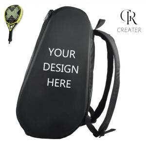 EVA Tennis Racket Backpack , Personalized Pickleball Racquet Bag