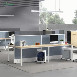China Customizable Frame Height and Width Silver Screen Partition Work Position for Collaborative Work Environment wholesale