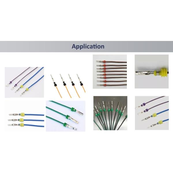 PLC Wire Cutting And Crimping Machine AWG28-AWG14 Terminal Crimping Applicator