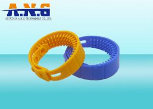 China Contactless H3 Chip Uhf Rfid Tag Water Proof Hf Rfid Silicone Wristband Bracelet wholesale