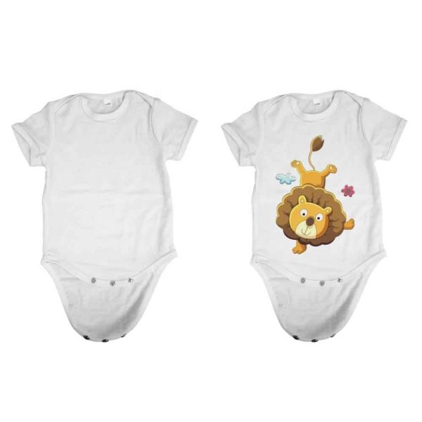 Sublimation Blank Baby Clothes Custom Print Plain Polyester Newborn Rompers Sublimation Baby Onesie