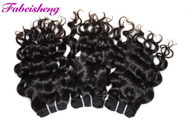 Quality 22 Inch Tangle Free Brazilian Human Hair Extensions Reinforce Weft Grade 7A for sale