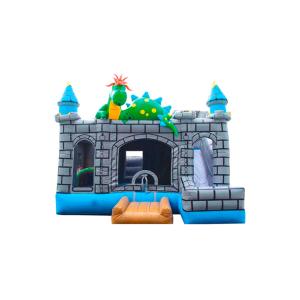 Buy cheap Inflatable Dinosaur Bounce House With Slide Jumping Castle For Kids from wholesalers
