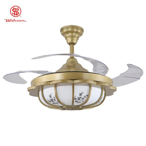 30000hours 5250lm Bladeless Led Ceiling Fan With Foldable Blades