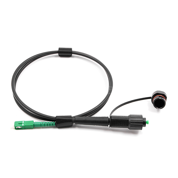 MINI SC APC To SC APC Simplex Fiber Patch Cord 9/125 OS2 LSZH Jacket