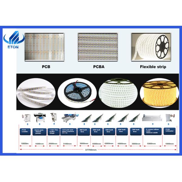 Four Module RGB 100M LED Strip Light Manufacturing Machine SMT Pick Place Machine