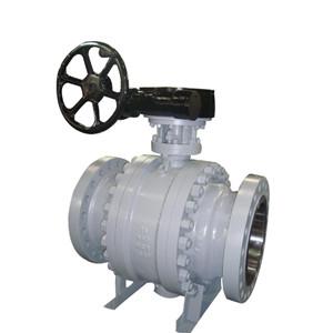 China 3 Pieces Trunnion Mounted Ball Valve, API 6D, Fire Safe wholesale