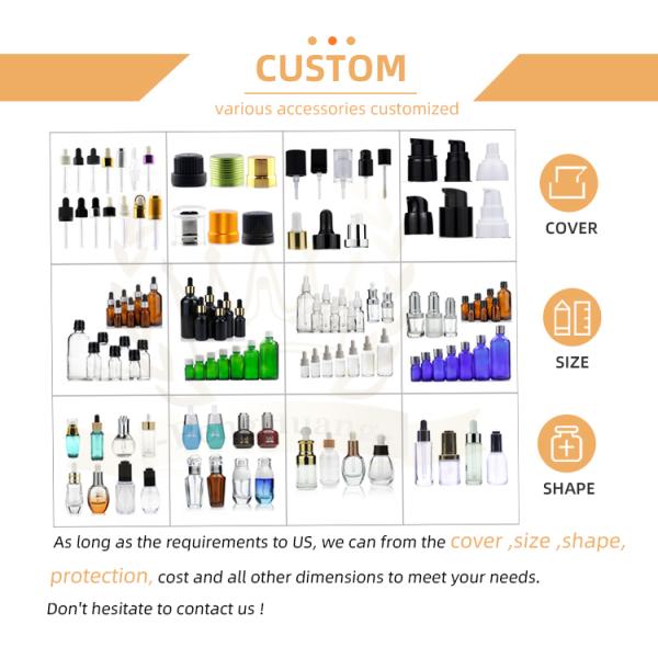 Brown Essential Oil Glass Dropper Bottles Block Light 30ml Amber Bottles With Dropper