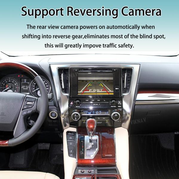 Viknav Linux System Decoder Box Apple Android Wireless Auto CarPlay For Toyota Alphard 2015-2019