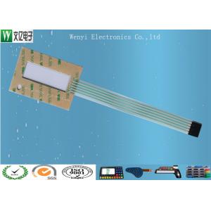 3G WiFi Module Membrane Panel Switch Flat Keys PET Circuit No Tactile Dome