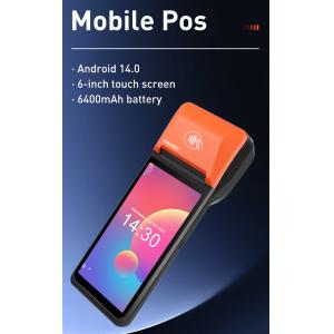 China Android 14 Handheld POS Terminal 5.99 Inch Bluetooth POS Machine 3GB Ram 32GB Rom on sale