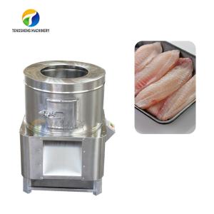 Buy cheap Brush SS Scale Fleecing Fish Skin Removing Machine Automatic Weakfish from wholesalers