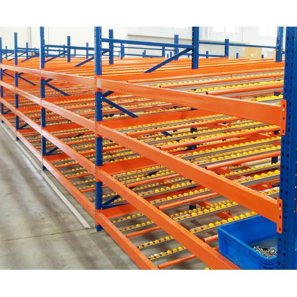 Warehouse Flow Rack for Carton Storage Box Flow Gravity Storage Roller Racking Carton Flow Racking
