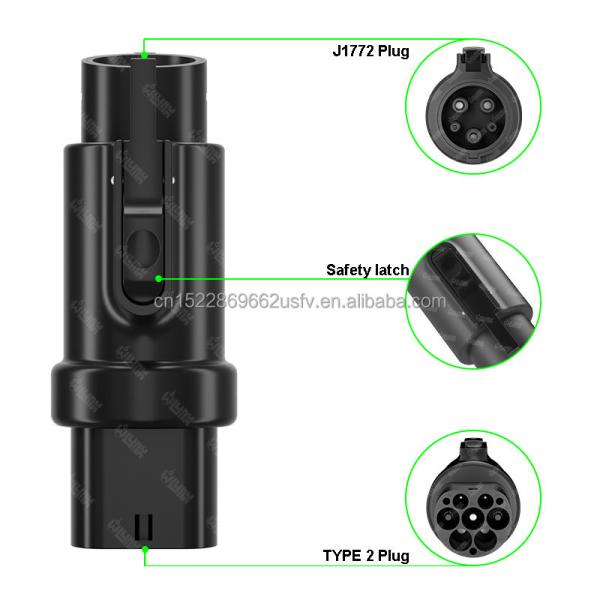 OLINK Manufacturing Purpose New Adapter 16A 32A EVSE Charging EV Type2 J1772 Adapter