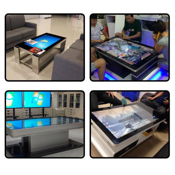 43 Inch Meeting Room Waterproof Smart PCAP Touch Screen Table Display with Win 10 System