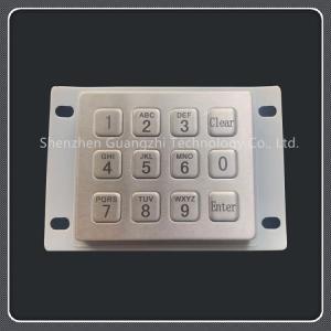 China Simple Installation 12 Key Numeric Keypad With Expandable Interface wholesale