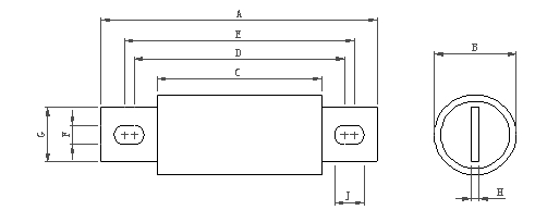 Dissmann HEV Fuse , Fiber Pipe Semiconductor Protection Fuse