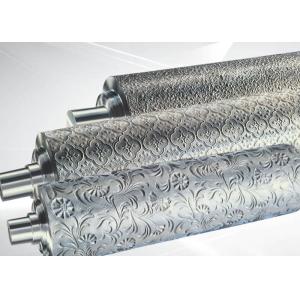 China Chrome Plate Knurling Leather Embossing Roller Surface Roughness Rao.01 wholesale