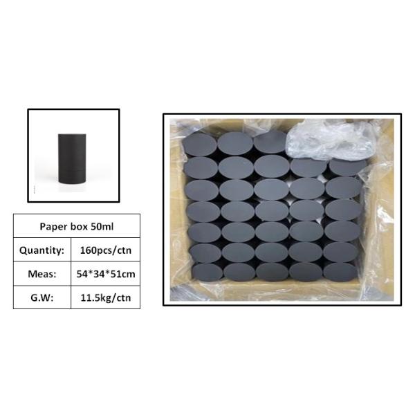 Empty Cylinder Transparent Perfume Bottle Glass With Magnetic Cap 50 Ml With Gift Box