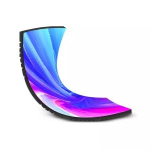 China Soft Indoor Flexible LED Display Screen 1.8mm Advertising Curve wholesale