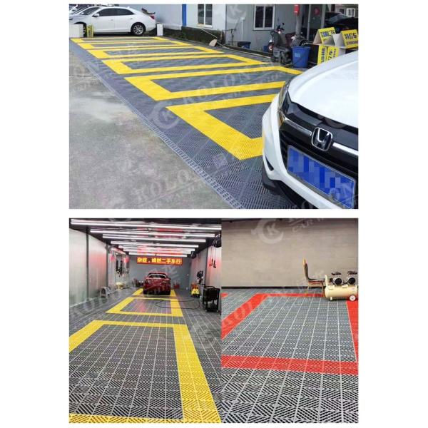 Plastic PP Interlocking Garage Floor Tile 2.0cm 3.0cm 4.0cm 5.0cm 6.0cm