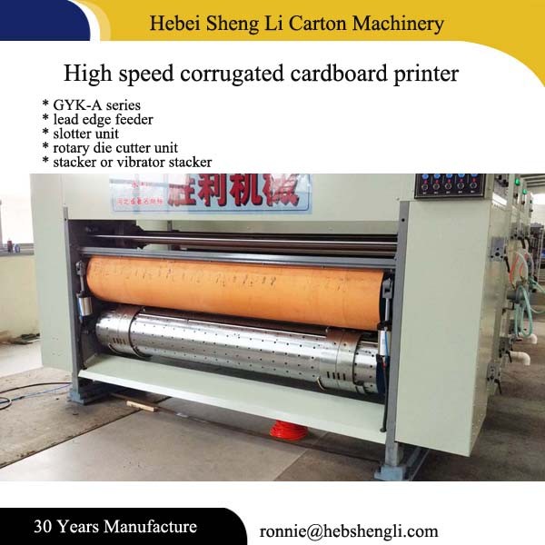2-6 Colors Printing Cardboard Box Making Machine