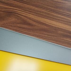 Circular Cladding Wood Grain Aluminum Composite Panel Embossed Surface Density 2