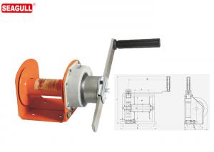 China CE 3 Ton Small Hand Crank Winch For Automobile , Ship Mooring on sale