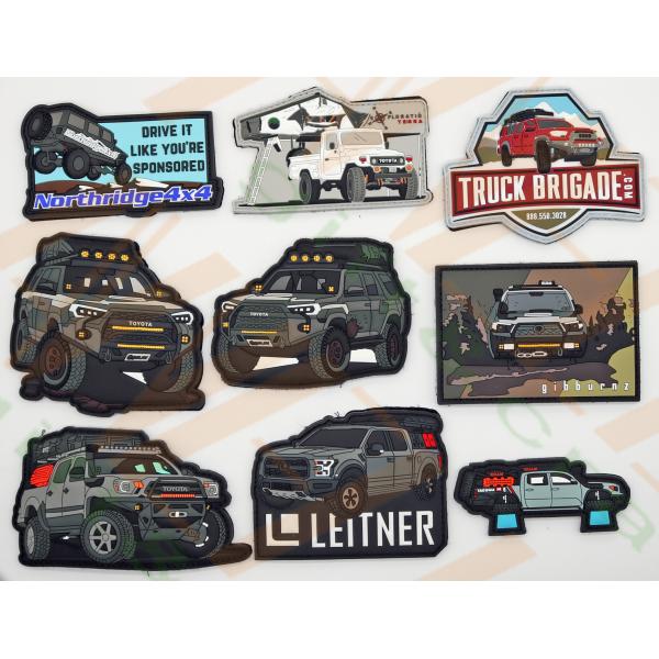 3D Rubber PVC Patches Biohazard Nuclear Radiation Warning Tactics