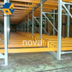 China Boltless Push Back Pallet Racking System Up To 4000KG/ Layer wholesale