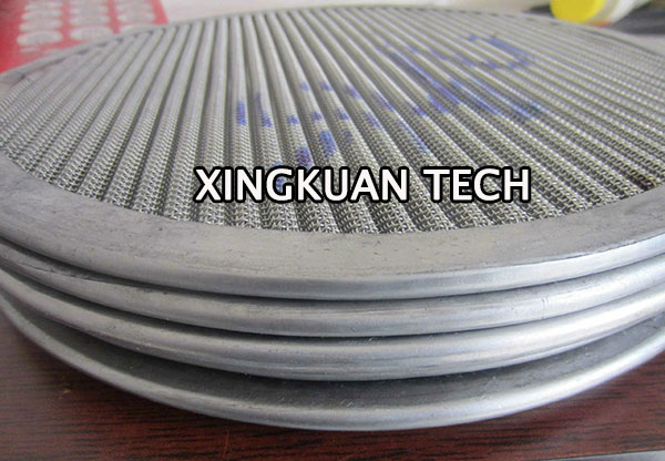 Multilayers Mesh Pleated Packs , Extended Area Screens For Extrusion Machine