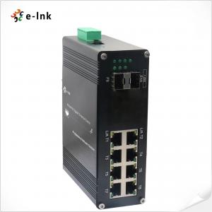 China L2+ Managed Industrial Ethernet Media Converter 8 Port 10/100/1000T 2 Port 1000X SFP wholesale