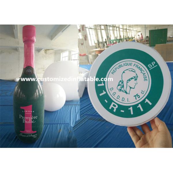 Good Quality OEM PVC Inflatable Champagne Bottle For Advertising