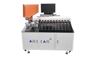 China Single Cylindrical Lithium Battery Pack Sorting Machine with 10 Gear and Automatic QR Code Sorting 1700*1000*1250MM wholesale