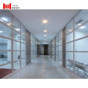 China Double Tempered Glass Partition Walls For Offices 83mm Thickness wholesale